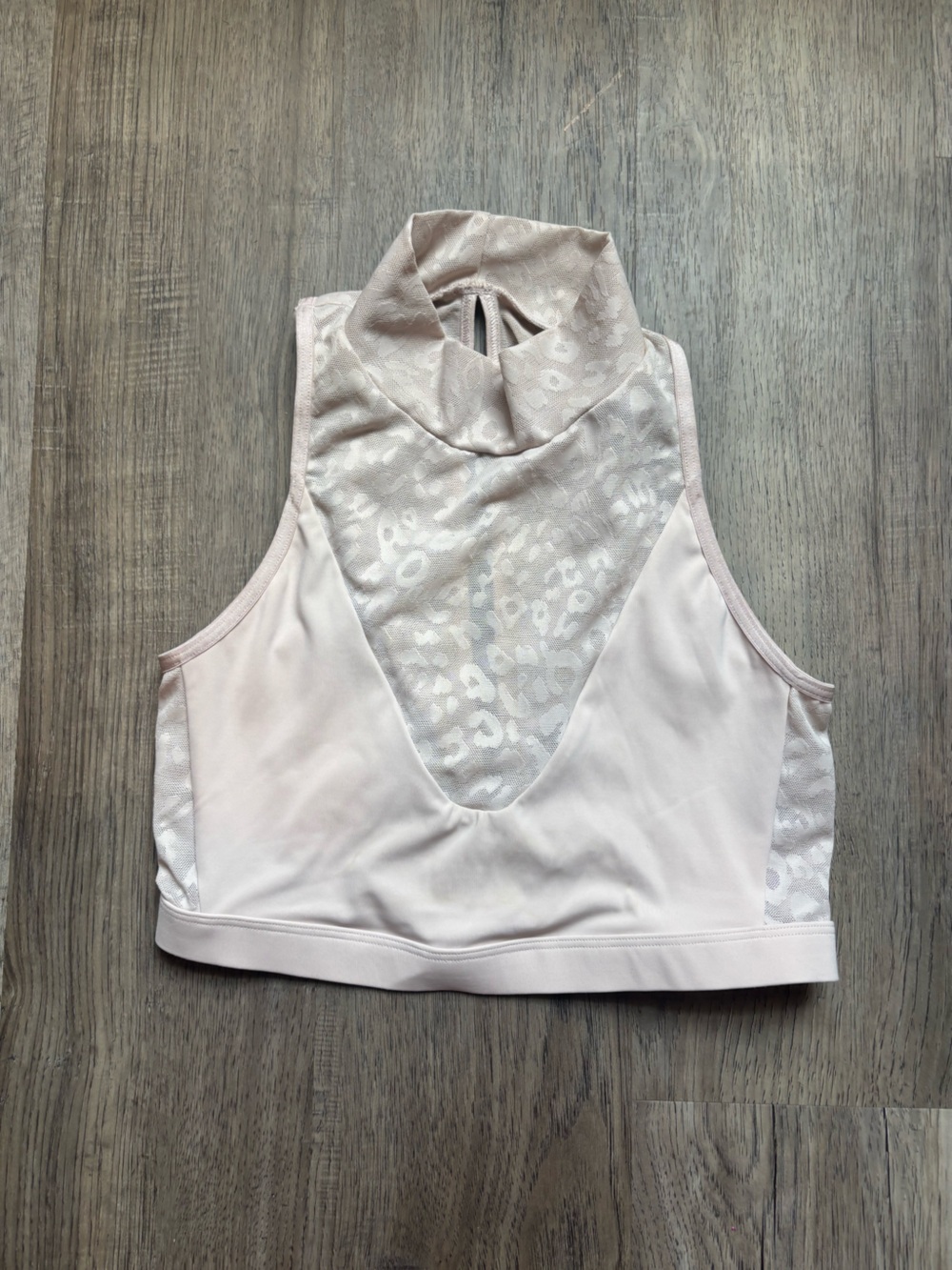 Victoria's Secret Activewear High-Neck Sports Bra — Light Pink